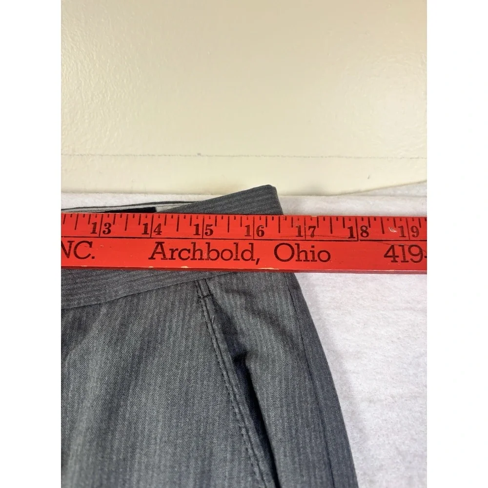 Banana Republic Pant Mens 33x32 Gray Tailored Slim‎ Fit Business Casual Trouser